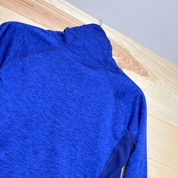 Eddie Bauer Sweater Womens XS Blue Purple Pullover Motion Active Cowl Neck - Picture 11 of 12